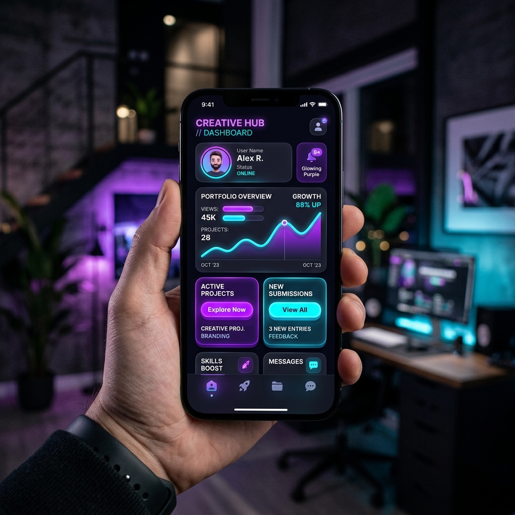 Web UI/UX - Clean, User-Centric Interface